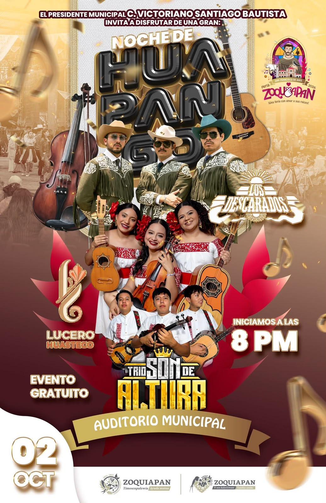 🎻🎶 ¡Zoquiapan los espera para vivir una Gran Noche de Huapango! 🎶🎻
