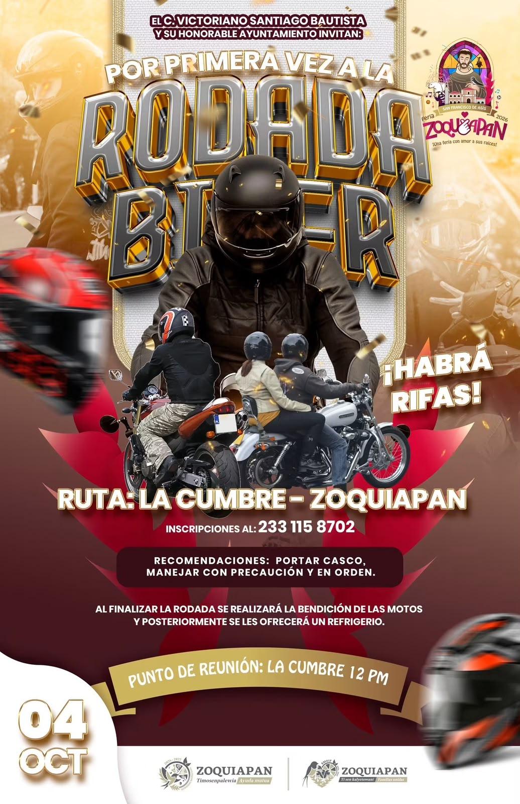 ¡Habrá rifas y un gran ambiente Biker! 👊🔥