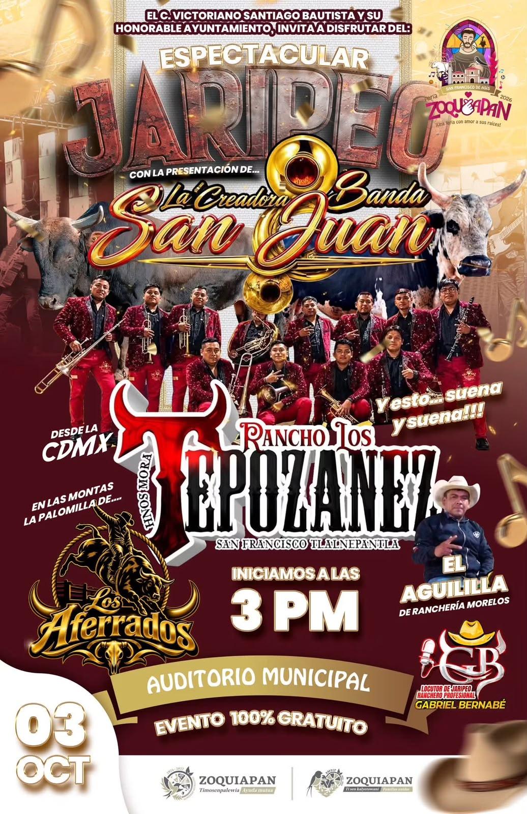 🔥 ¡La emoción del jaripeo llega con fuerza a Zoquiapan! 🔥